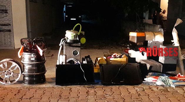 'Nakliyeciyim' diyerek  depoyu boşalttı