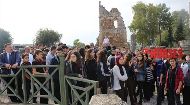 Öğrenciler ilk kez Perge’de