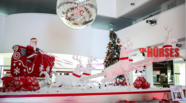 Otellerde beş yıldızlı yılbaşı dekoru