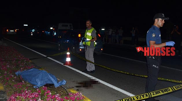 Otomobilin çarptığı Suriyeli öldü