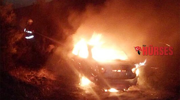 OTOMOBİLİNİ ATEŞE VERDİ CİNLER YAPTIRDI DEDİ