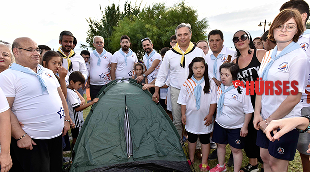 Özel çocuklar izci kampında