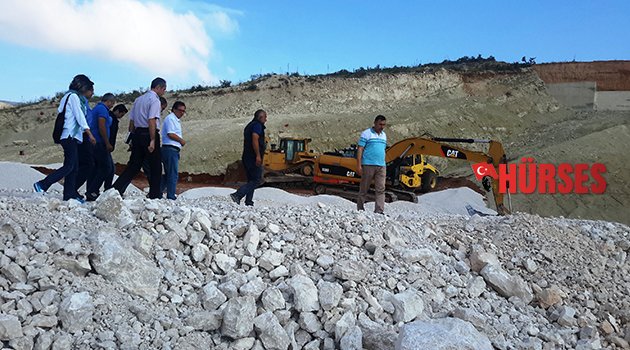 ÖZGÜR, ÇALIŞMALARI YERİNDE İNCELEDİ