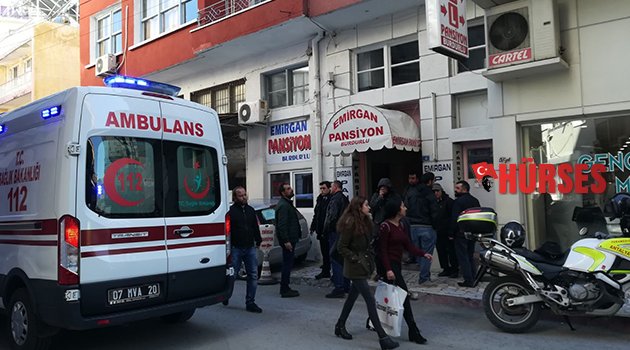 Pansiyonda şüpheli ölüm