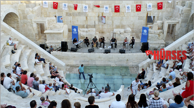 Patara'dan müziğin  tınısı yayıldı