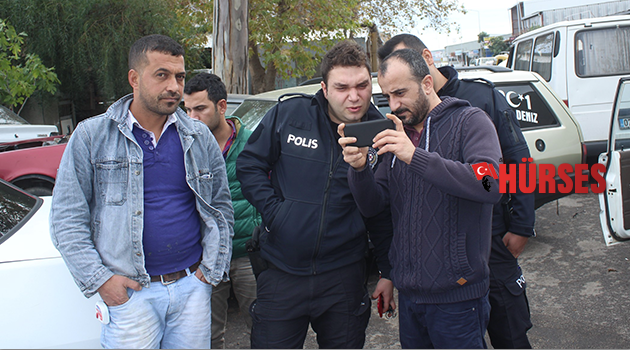 Polis gibi iz sürdü