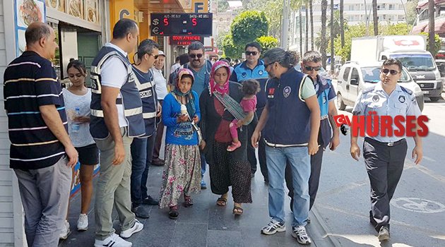 POLİS VE ZABITADAN DİLENCİ OPERASYONU