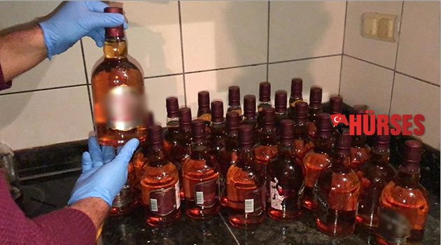 Polisten sahte içki operasyonu