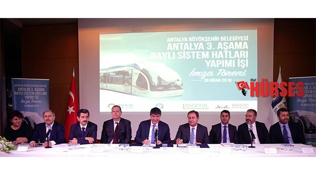 Raylı Sistem için imzalar atıldı