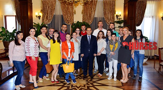 RUMEN GAZETECİLERDEN TÜRKER'E ZİYARET