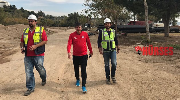 Sabah sporu şantiyede