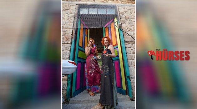 Sanat Kaleiçi'nin sokaklarında