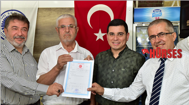 Sanayi esnafının tapu sevinci