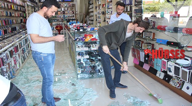 Savaş alanına çevirdi