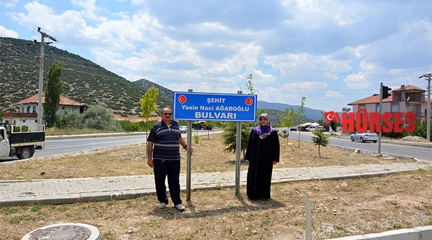 ŞEHİDİN ADI BULVARDA YAŞAYACAK