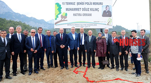 ŞEHİT POLİS ADINA HATIRA ORMANI