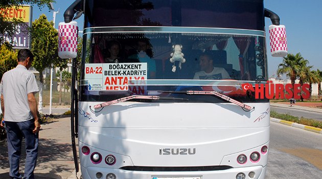 SERİK’TE MİNİBÜS GÜZERGAHLARI BELİRLENDİ