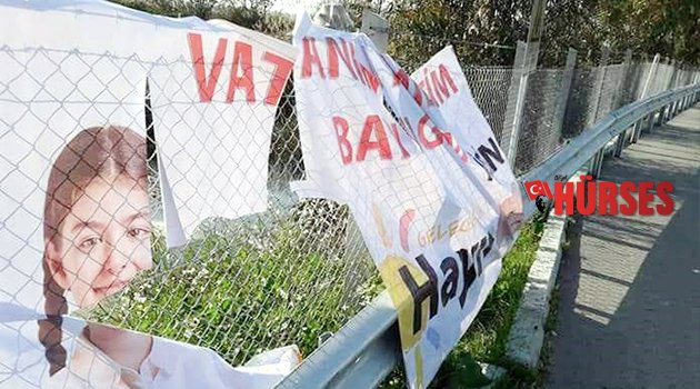 SERİK'TE 'HAYIR' AFİŞLERİ YIRTILDI