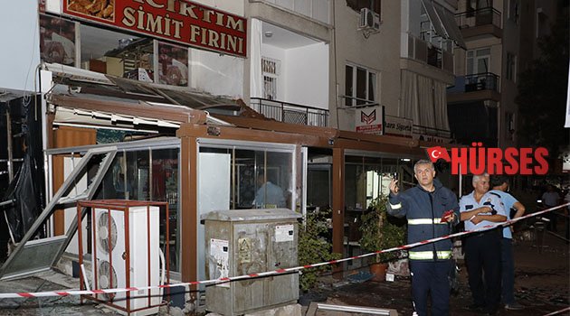 Simit fırınında patlama korkuttu