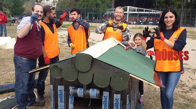 Sokak hayvanları unutulmadı