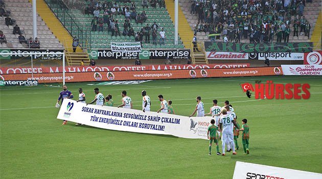 Sokak hayvanlarına ‘sahadan’ destek