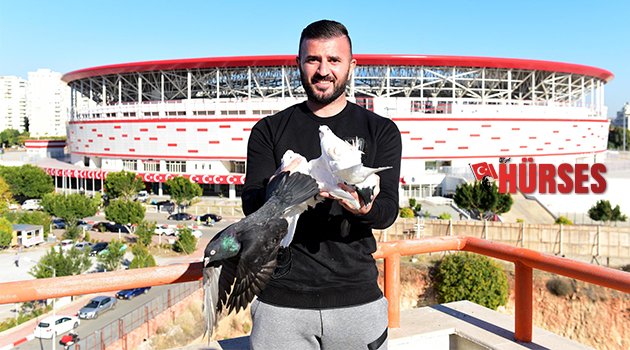 SÜPER LİG FUTBOLCUSUNUN GÜVERCİN TUTKUSU