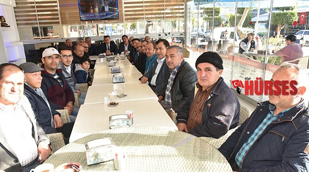 Taksicilerle buluştu