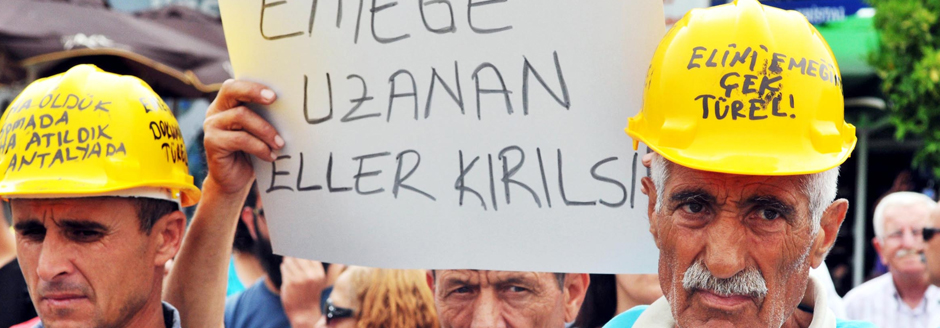 Taşeron İşçilerden Eylem