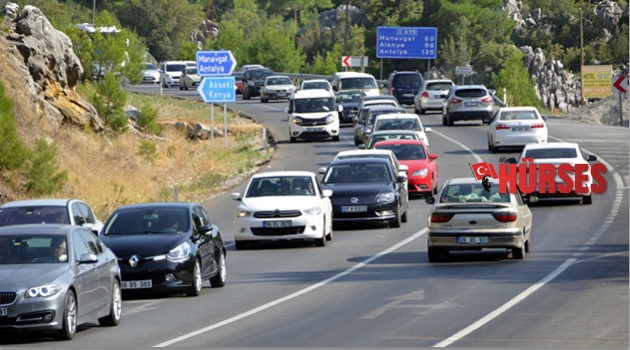 Tatilcilerin dönüş yolu çileye dönüştü
