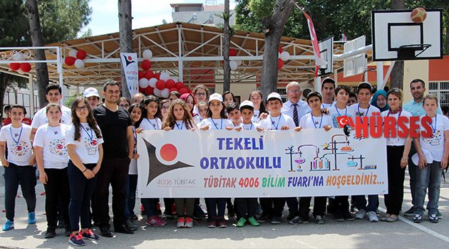 TEKELİ ORTAOKULU'NDA BİLİM FUARI