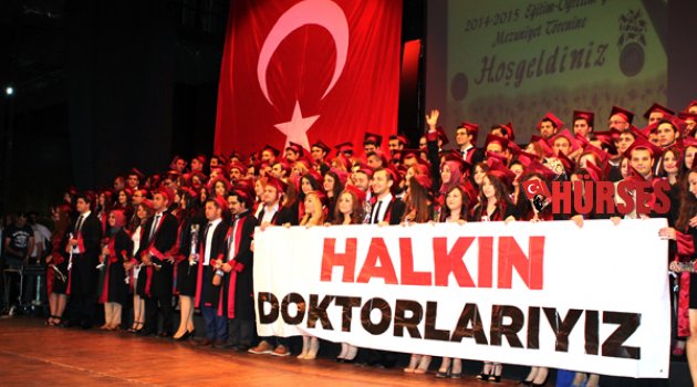 TIP FAKÜLTESİ MEZUN VERDİ