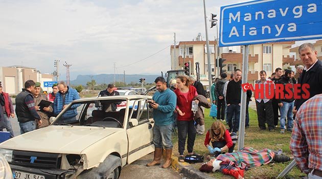 Trafik kazası: 3 yaralı