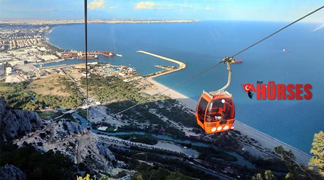 Tünektepe Teleferik çekim merkezi oldu
