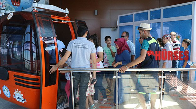 Tünektepe'ye ziyaretçi akını