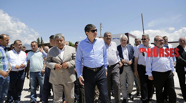 TÜREL FİNİKE’DEKİ YATIRIMLARI DENETLEDİ