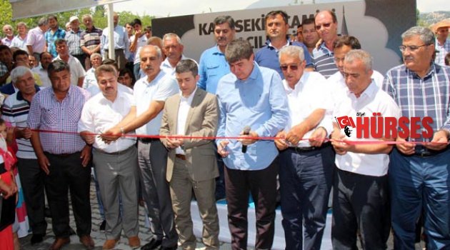 TÜREL, KAŞ'TA CAMİ AÇTI