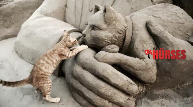 TÜREL'E KUM HEYKEL TEŞEKKÜRÜ