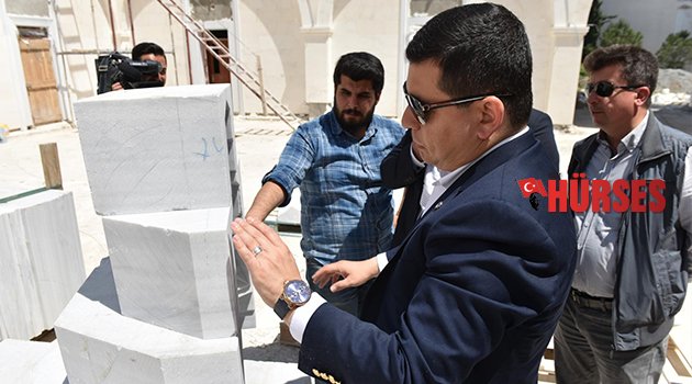 TÜTÜNCÜ, CAMİLERDEKİ  ÇALIŞMALARI İNCELEDİ