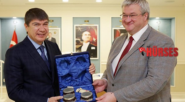 UKRAYNA BÜYÜKELÇİSİ'NDEN TÜREL'E ZİYARET