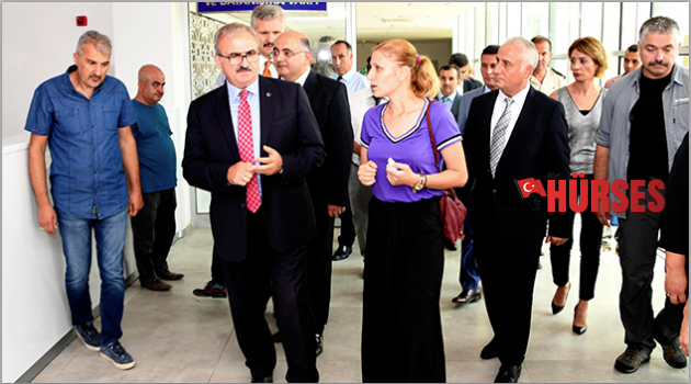 Vali Karaloğlu, kaymakamlık binasını inceledi