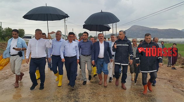 VALİ KARALOĞLU SEL BÖLGESİNDE