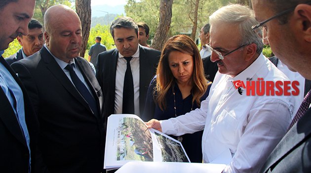 VALİ, KEMER'İ ZİYARET ETTİ
