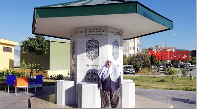 'Vefalı gelin' çeşme yaptırdı