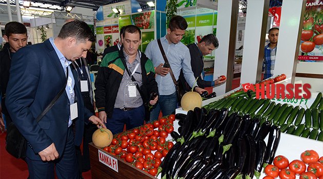 YABANCI ÇİFTÇİLERDEN DOMATEXPO'YA ZİYARET