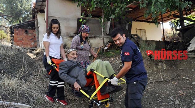 Yaşlı çiftin imdadına  belediye yetişti