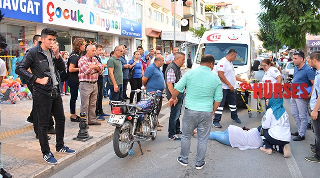 Yolun karşısına geçerken hastanelik oldular