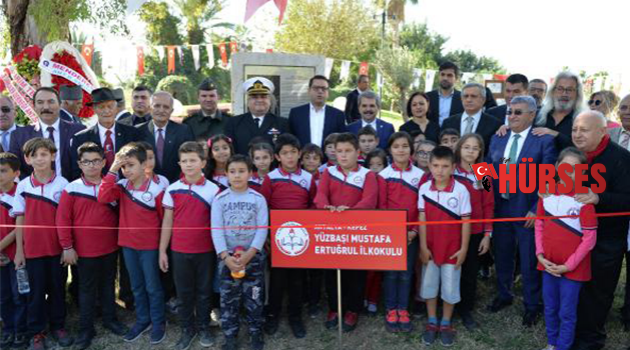 Yüzbaşı Ertuğrul Aker anıtı açıldı