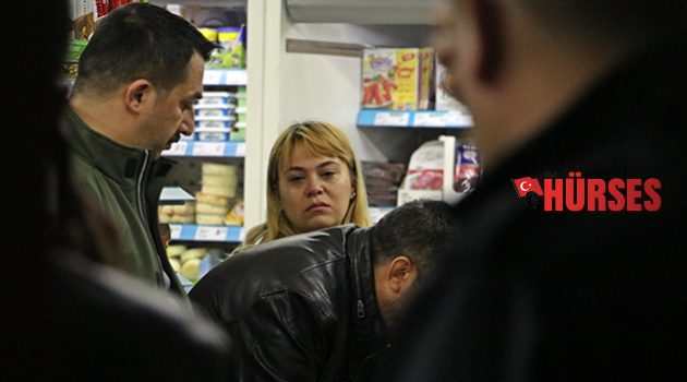 Zincir markette gaspçı dehşeti
