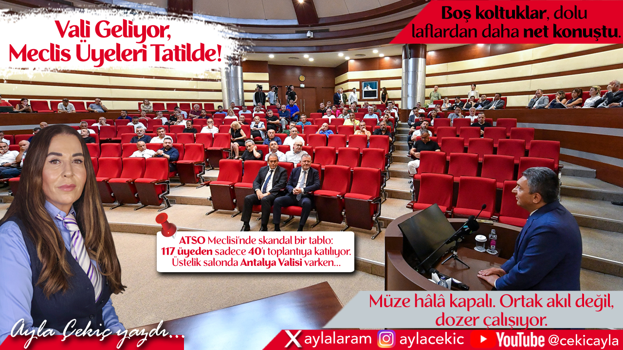 Antalya iş dünyasında boş koltukların anlattıkları
