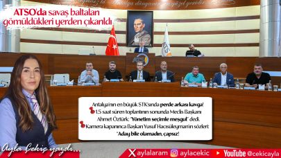 ATSO'da savaş baltaları gömüldükleri yerden çıkarıldı